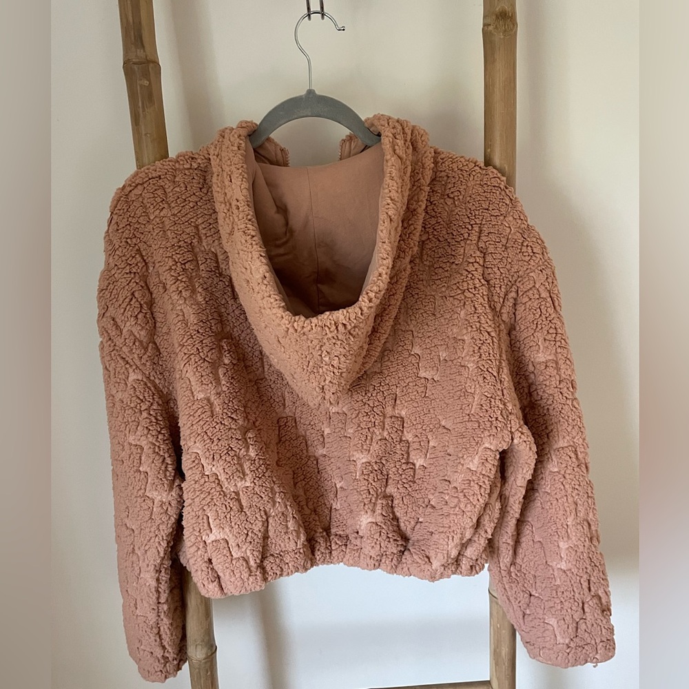 Billabong Women’s “Marlowe” Jacket Size Small in Nude Mood/ Pink - Picture 5 of 8
